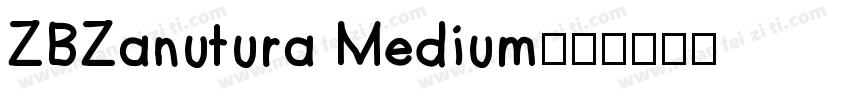 ZBZanutura Medium字体转换
